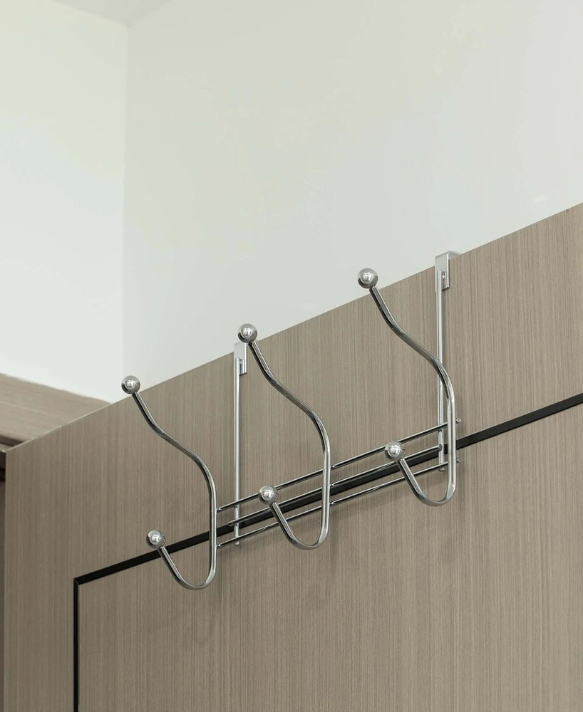 Chrome 6 Hook Hanger Organizer