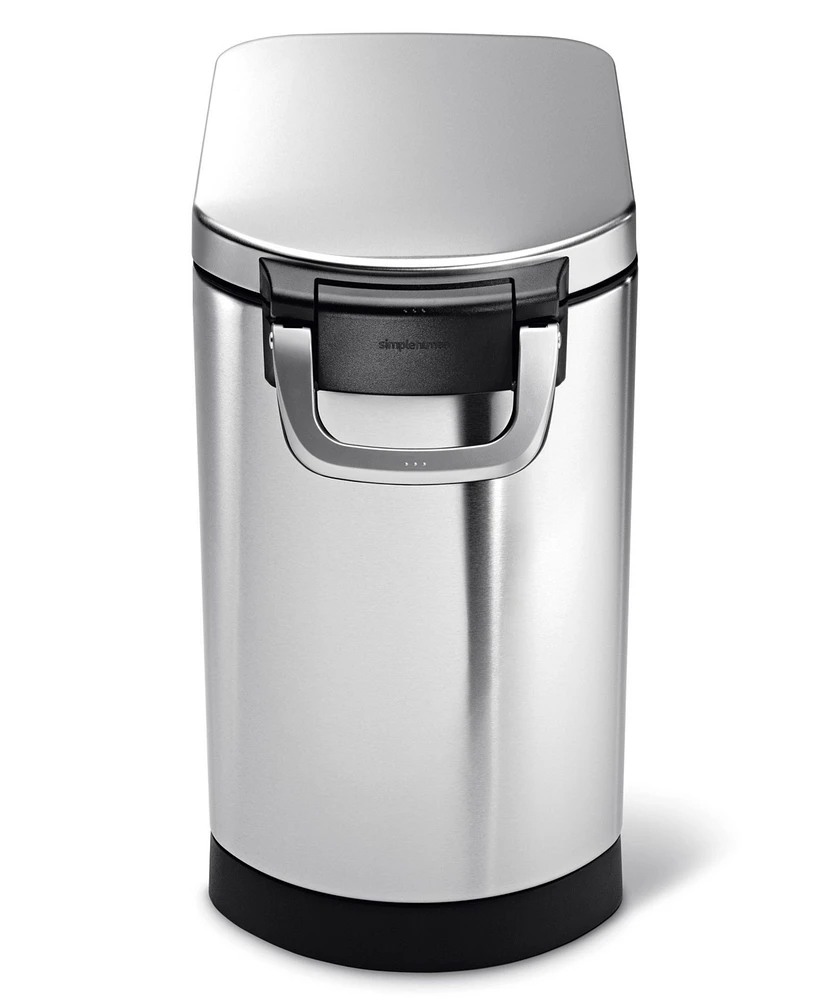 simplehuman Medium Pet Food Can, Storage Container with Magnetic Scoop