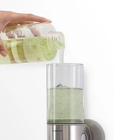 simplehuman Double Wall Mount Pump Shower Soap Dispenser