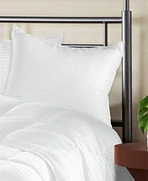 Superior Stripe Down Alternative Medium Firm Back Neck Support 2-Pack Pillows