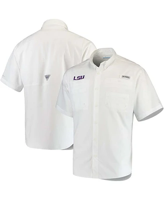 Columbia Men's Lsu Tigers Pfg Tamiami Shirt
