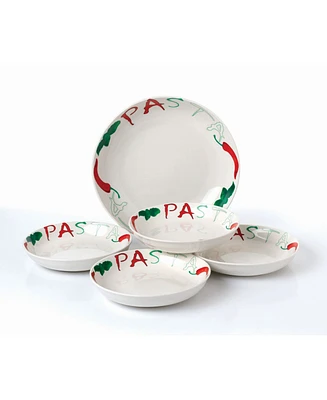 Familia Pasta by Lorren Home Trends, Set of 5