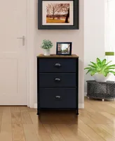 Sorbus Nightstand with 3 Drawers