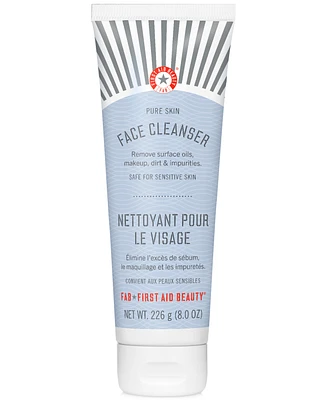 First Aid Beauty Pure Skin Face Cleanser, 8 oz.