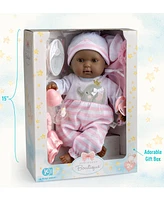 Jc Toys Berenguer Boutique 15" African American Baby Gift Set, 11 Pieces - African American