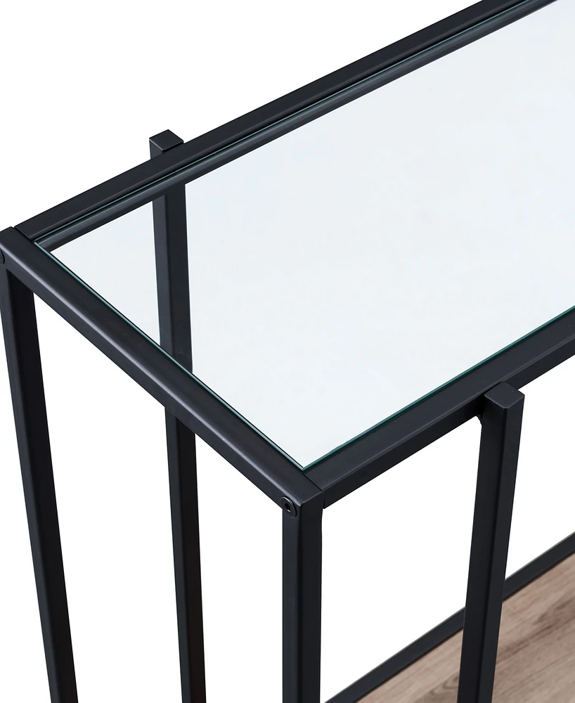 Vireo Accent Table with Shelf
