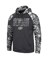 Men's Charcoal Oklahoma State Cowboys Oht Military-Inspired Appreciation Digital Camo Pullover Hoodie