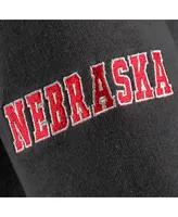 Big Boys Charcoal Nebraska Huskers Logo Pullover Hoodie