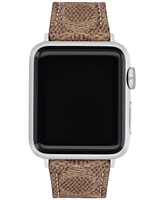 Coach Brown Canvas Strap 38/40/41mm Apple Watch Band