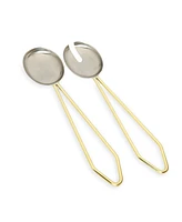 12" Salad Servers with Loop Handles, Set of 2