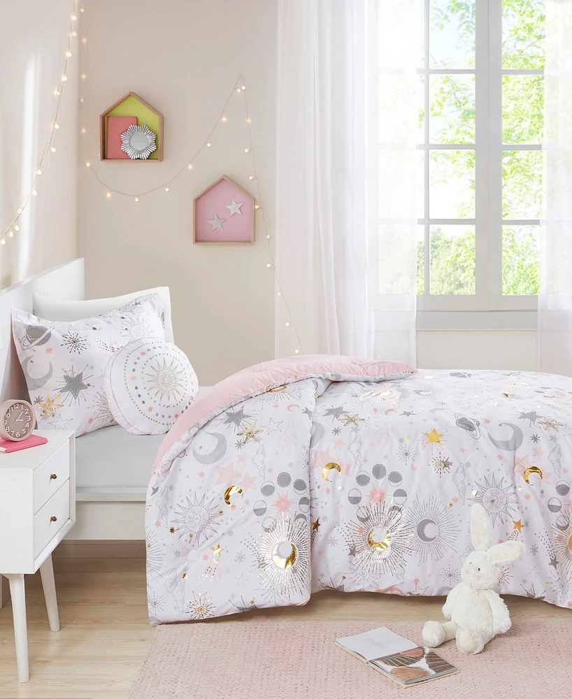 Intelligent Design Celia Starry Sky Metallic -Pc. Comforter Set
