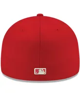 Men's New Era Red San Francisco Giants Logo White 59FIFTY Fitted Hat