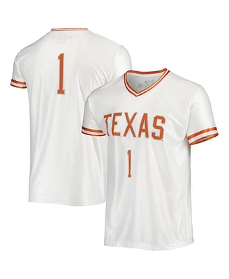 Men's Original Retro Brand White Texas Longhorns Basketball Jersey