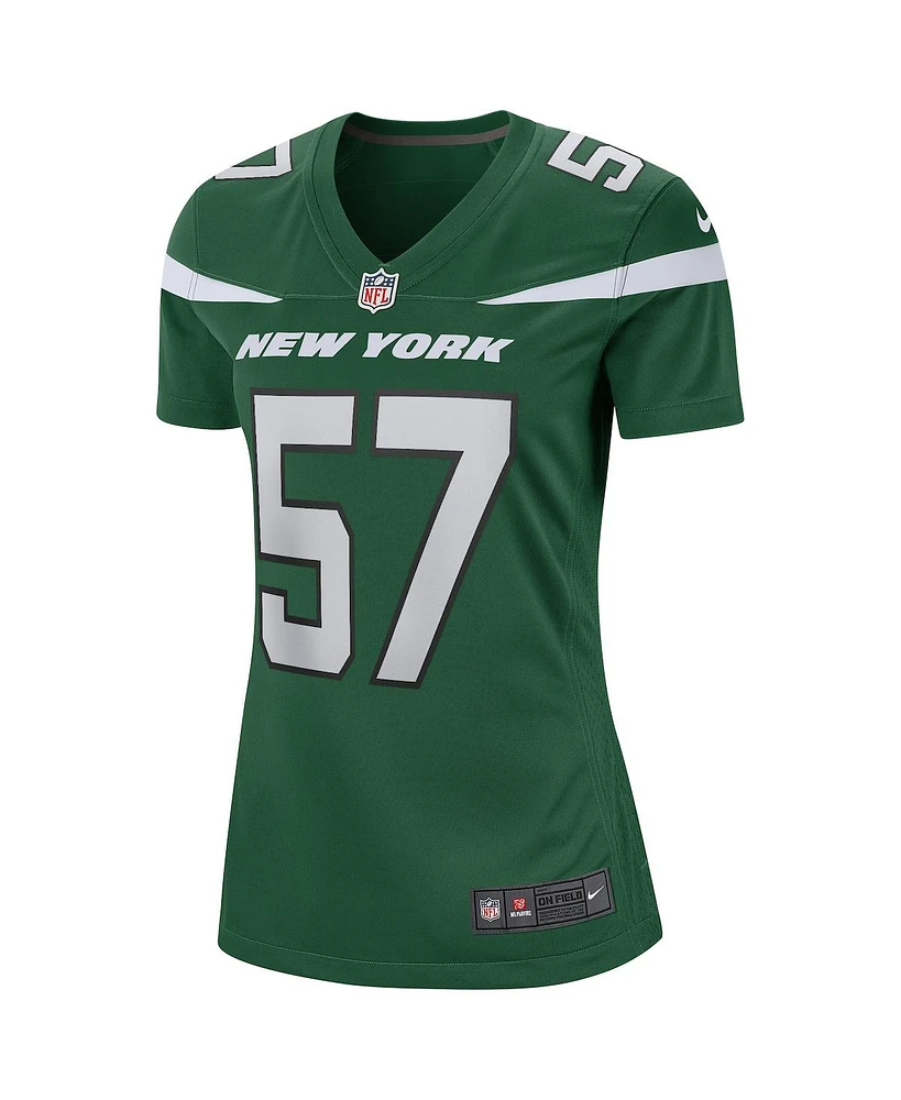 Women's Nike C.j. Mosley Gotham Green New York Jets Game Player Jersey