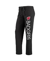 Women's Concepts Sport Black, Red Wisconsin Badgers Tank Top and Pants Sleep Set