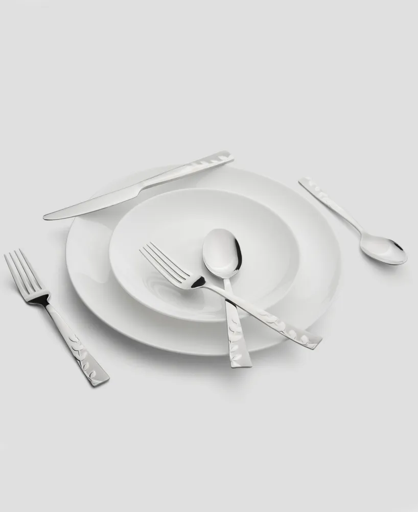 Cambridge Silversmiths Blossom Sand 20-Piece Flatware Set, Service for 4