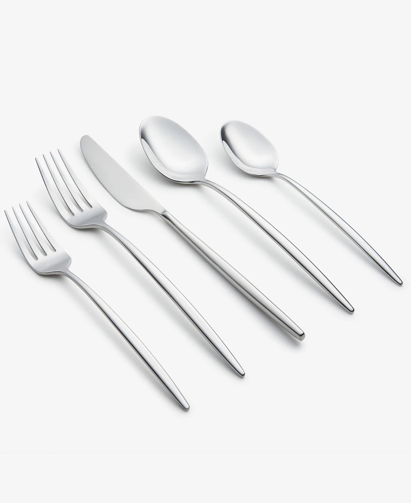 Cambridge Silversmiths Gaze Mirror 20-Piece Flatware Set, Service for 4
