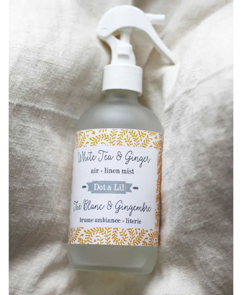 Dot & Lil White Tea & Ginger Air + Linen Mist, 8 oz.