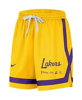 Women's Nike Gold Los Angeles Lakers Crossover Performance Shorts