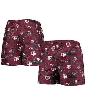Men's Foco Maroon Texas A&M Aggies Island Palm Swim Trunks