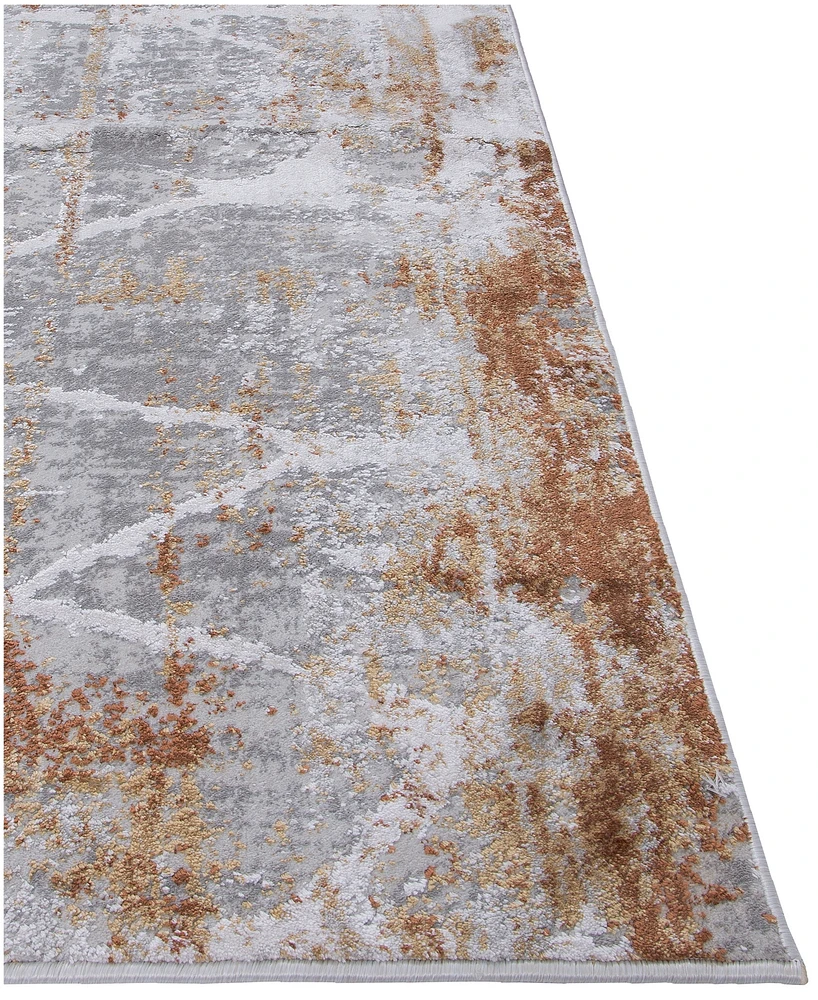 Closeout! Mink Home Alloy All 342 2'6" x 4' Area Rug