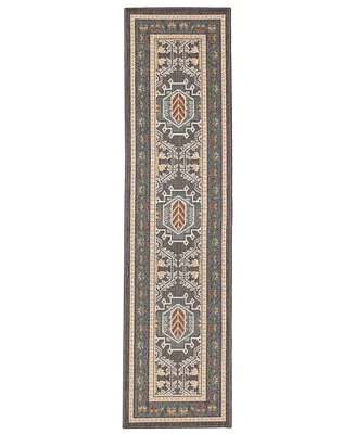 Liora Manne' Patio Journey 1'11" x 7'6" Runner Outdoor Area Rug