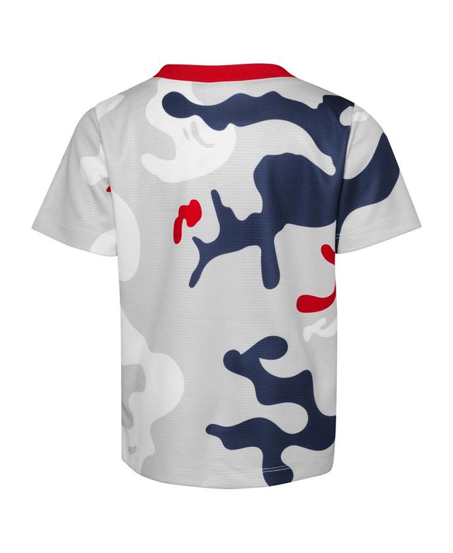 Newborn and Infant Boys Girls Red, Navy Boston Red Sox Pinch Hitter T-shirt Shorts Set