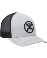 Men's Hooey Gray O-Classic Trucker Snapback Hat
