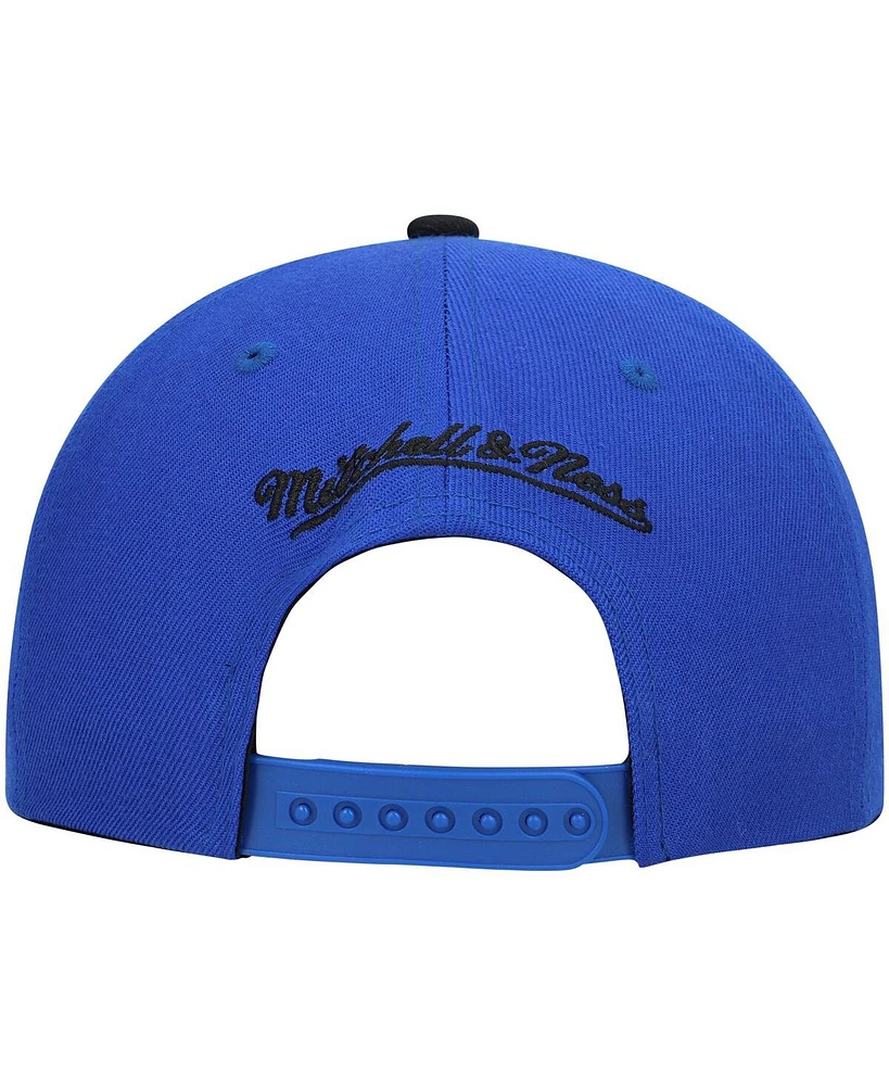 Men's Mitchell & Ness Blue, Black Orlando Magic Hardwood Classics Team Two-Tone 2.0 Snapback Hat