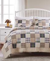 Greenland Home Fashions Oxford 3-Pc. Quilt Set