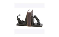 Eclectic Cat Bookends, Set of 2