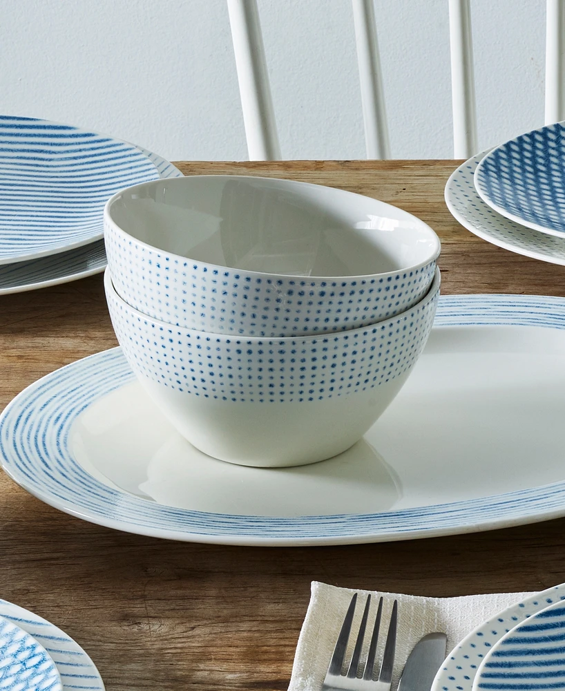 Noritake Hammock "Dots" All-Purpose Bowls, Set of 4