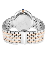 Gevril Women's Genoa Swiss Quartz Two-Tone Stainless Steel Bracelet Watch 36mm
