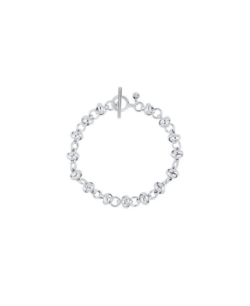 And Now This Circle Link Toggle Bracelet