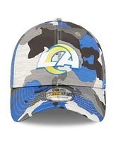 Men's New Era Camo Los Angeles Rams 2022 Nfl Training Camp Official 39THIRTY Flex Hat