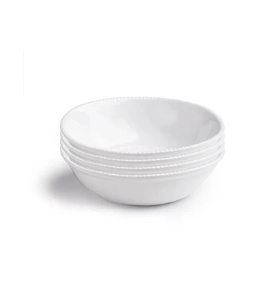 Q Squared Melamine Nautical 8.5" Personal Bowls, Set of 4