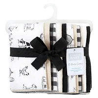 Hudson Baby Cotton Flannel Burp Cloths