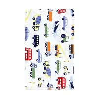 Hudson Baby Boys Ten-Piece Cotton-Poly Flannel Burp Cloth Set Blend