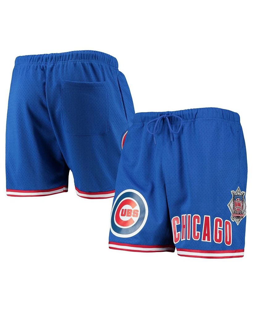 Men's Pro Standard Royal Chicago Cubs Since 1876 Mesh Shorts
