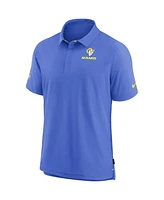 Men's Nike Royal Los Angeles Rams Lockup Performance Polo Shirt