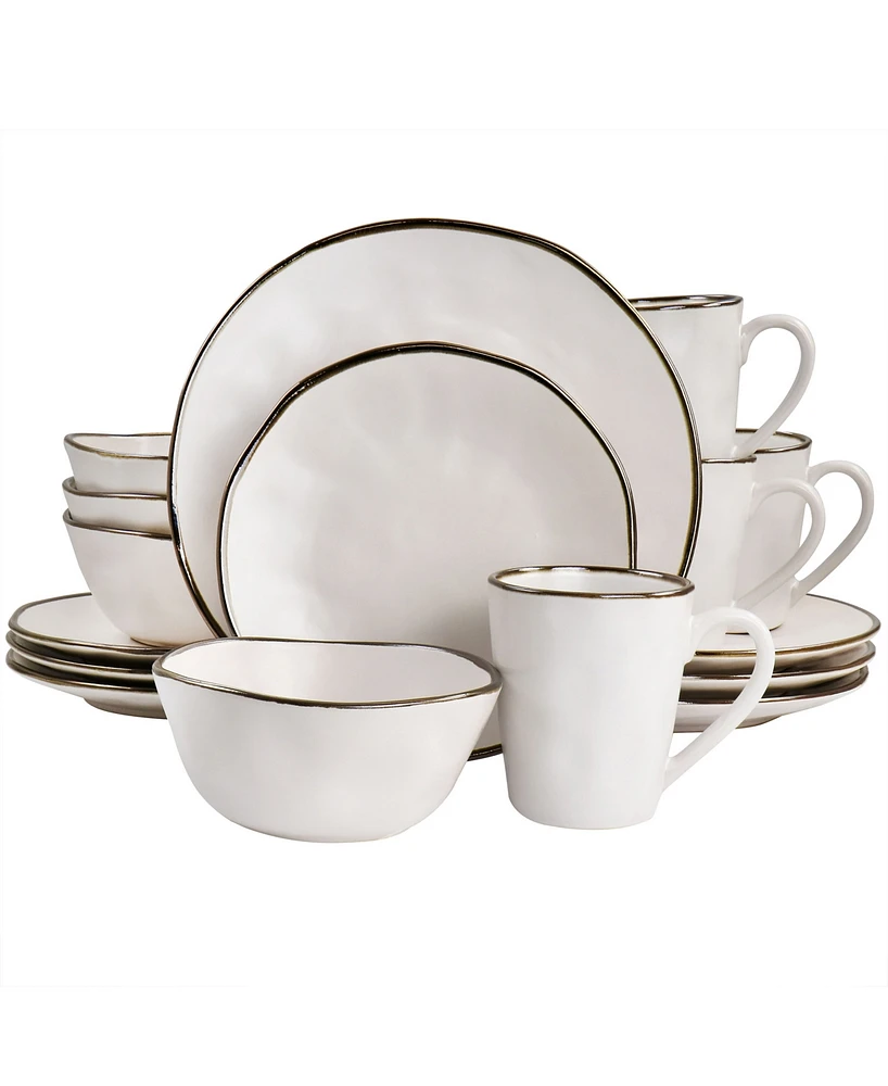 Elama Ricardo 16 Pc. Dinnerware Set, Service for 4