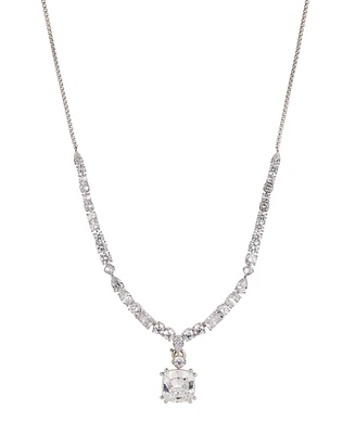 Eliot Danori Statement Drop Necklace in Silver-Tone