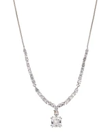 Eliot Danori Statement Drop Necklace in Silver-Tone