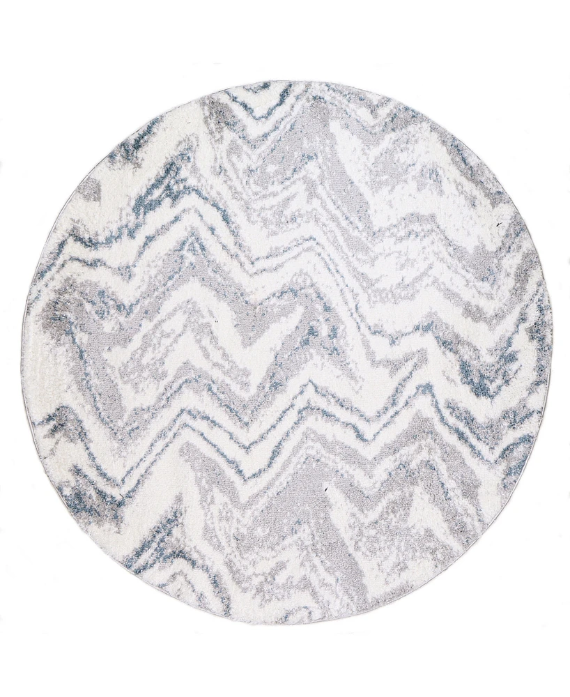 Bashian Zuela ZUL103 8' x 8' Round Area Rug