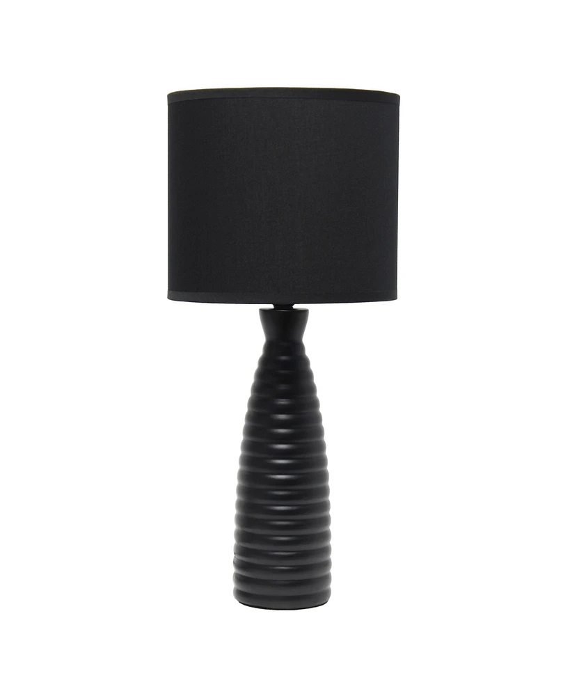 Simple Designs Alsace Bottle Table Lamp