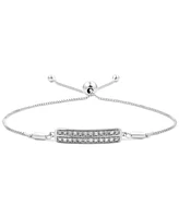 Diamond Bar Bolo Bracelet (1/6 ct. t.w.) in Sterling Silver
