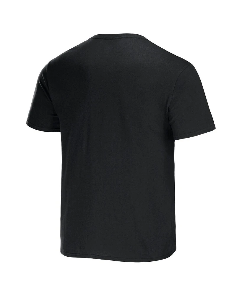 Men's Nfl x Darius Rucker Collection by Fanatics Black New Orleans Saints Band T-shirt
