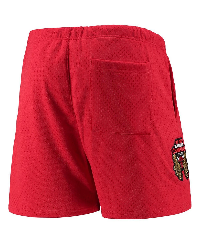 Men's Pro Standard Red Chicago Bulls Mesh Capsule Shorts