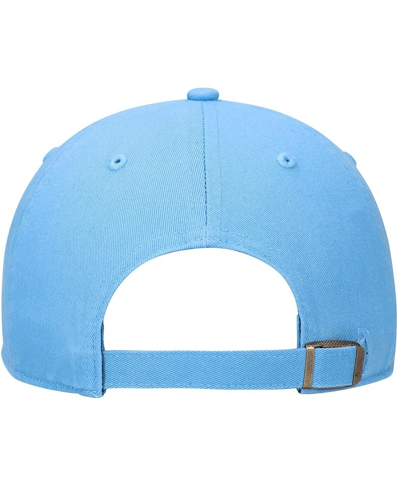 Men's Light Blue St. Louis Cardinals Logo Cooperstown Collection Clean Up Adjustable Hat
