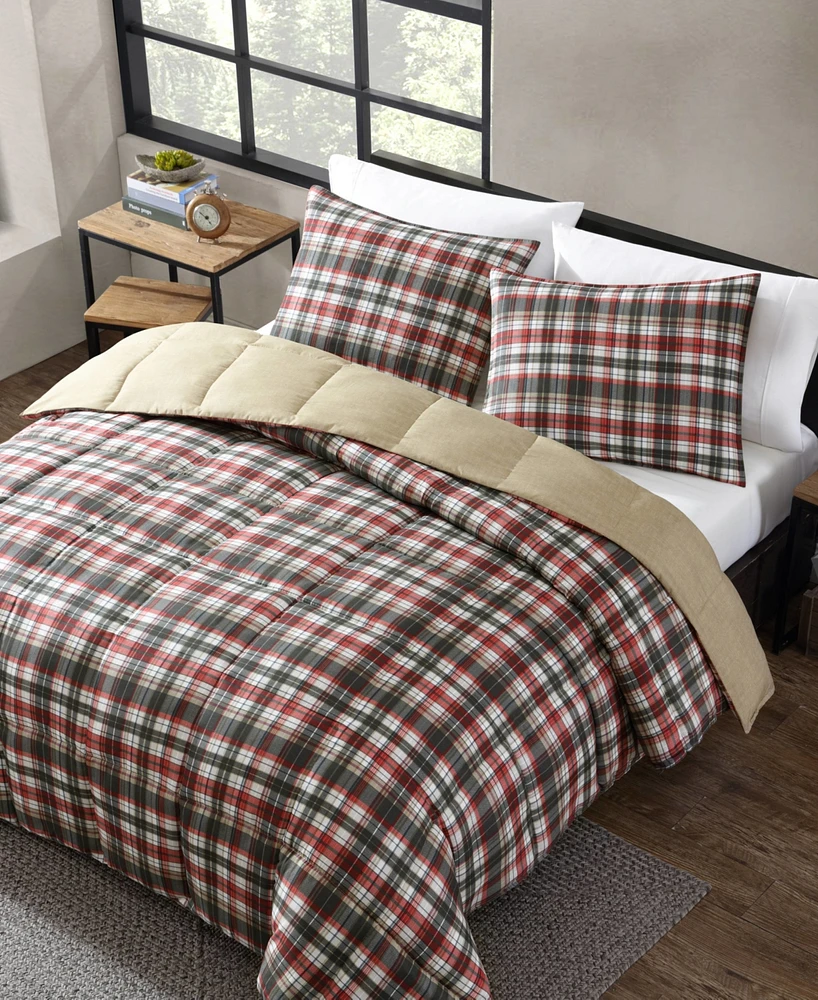 Eddie Bauer Astoria Microsuede Reversible Comforter Set
